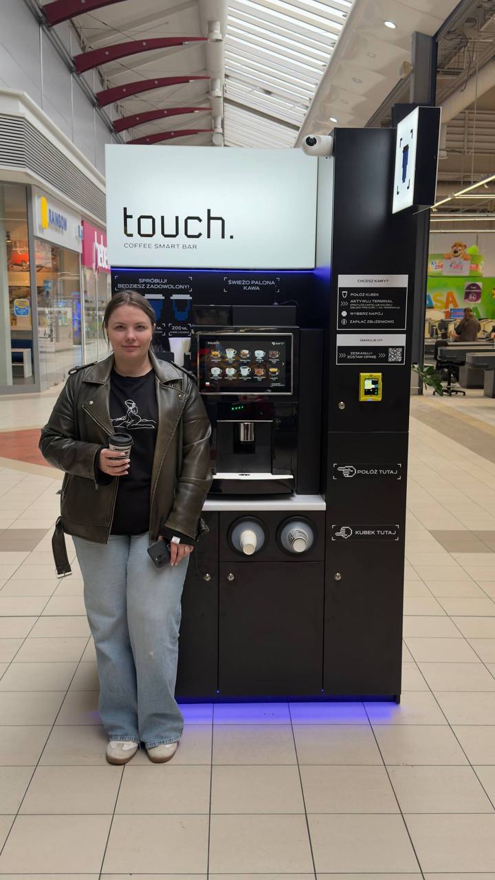 Kawiarnia samoobsługowa Touch — Centrum Handlowe Dąbrówka, Katowice