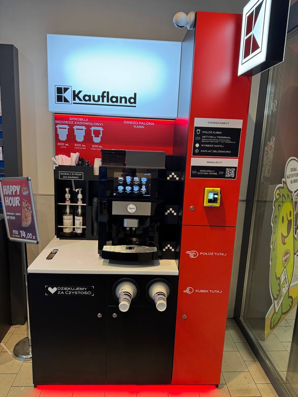 Kawiarnia samoobsługowa Touch — Kaufland, Warszawa
