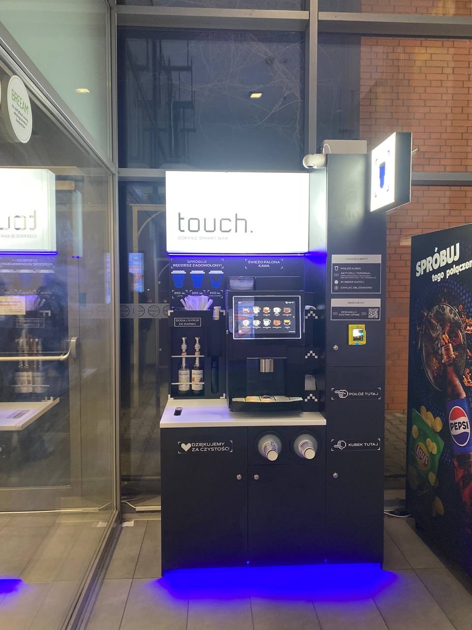 Kawiarnia samoobsługowa Touch — Centrum Handlowe Focus, Bydgoszcz