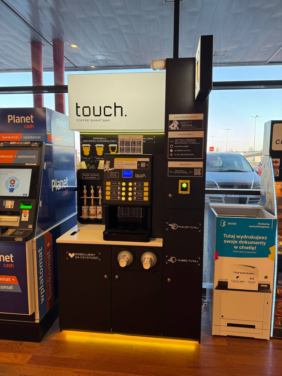 Kawiarnia samoobsługowa Touch — Homepark Rawa, Katowice
