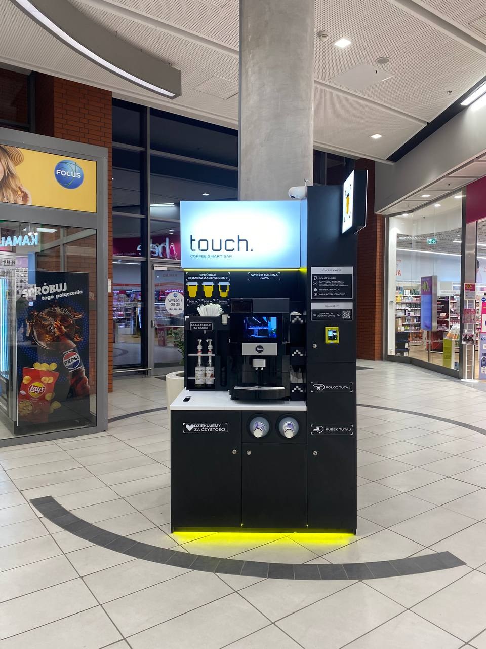 Kawiarnia samoobsługowa Touch — Centrum Handlowe Focus, Bydgoszcz