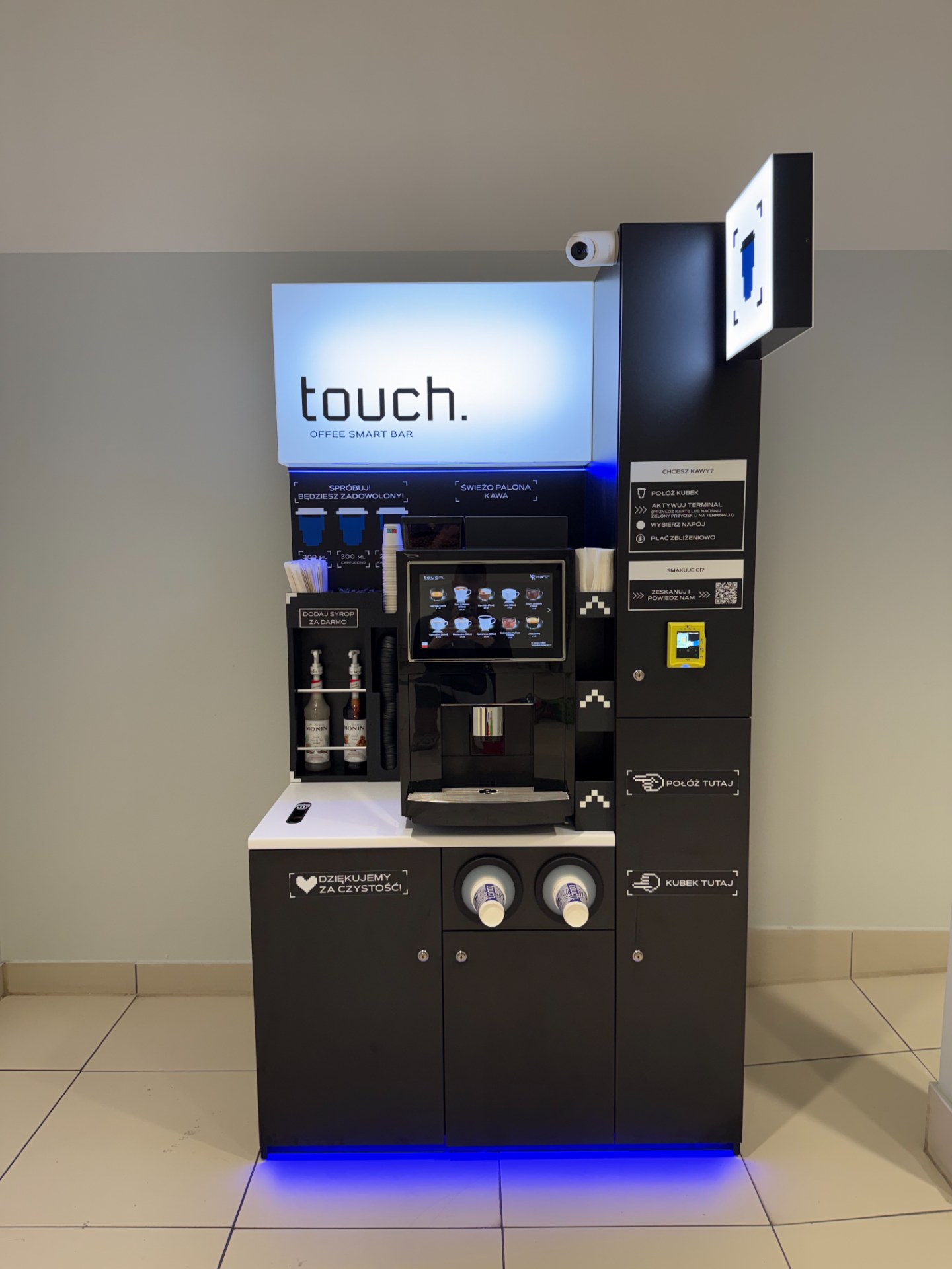 Kawiarnia samoobsługowa Touch — Galeria Panorama, Poznań