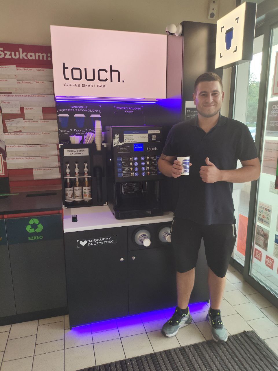 Kawiarnia samoobsługowa Touch — Kaufland, Szczecin