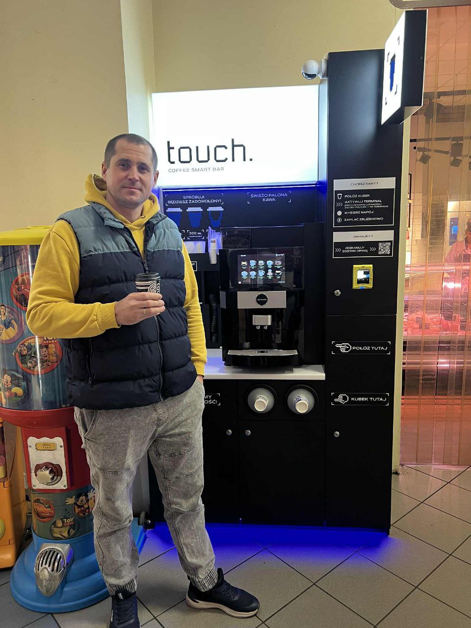 Kawiarnia samoobsługowa Touch — Galeria Młyńska, Gorzów Wielkopolski