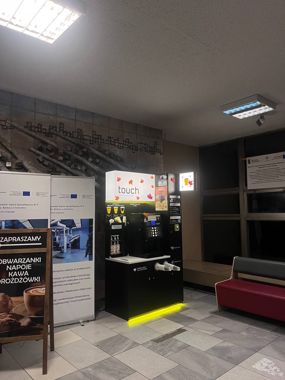 Kawiarnia samoobsługowa Touch — Wojewódzki Szpital Specjalistyczny nr 5 im. św. Barbary, Sosnowiec