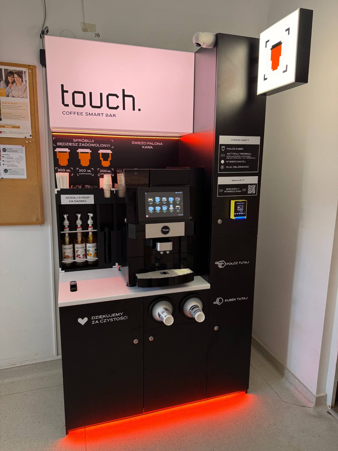 Kawiarnia samoobsługowa Touch — Uniwersytecki Szpital Kliniczny Nr 1, Lublin